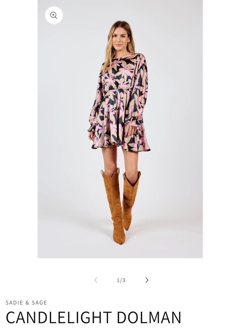 Sadie & Sage Candlelight Dolman dress - Picture 6 of 6